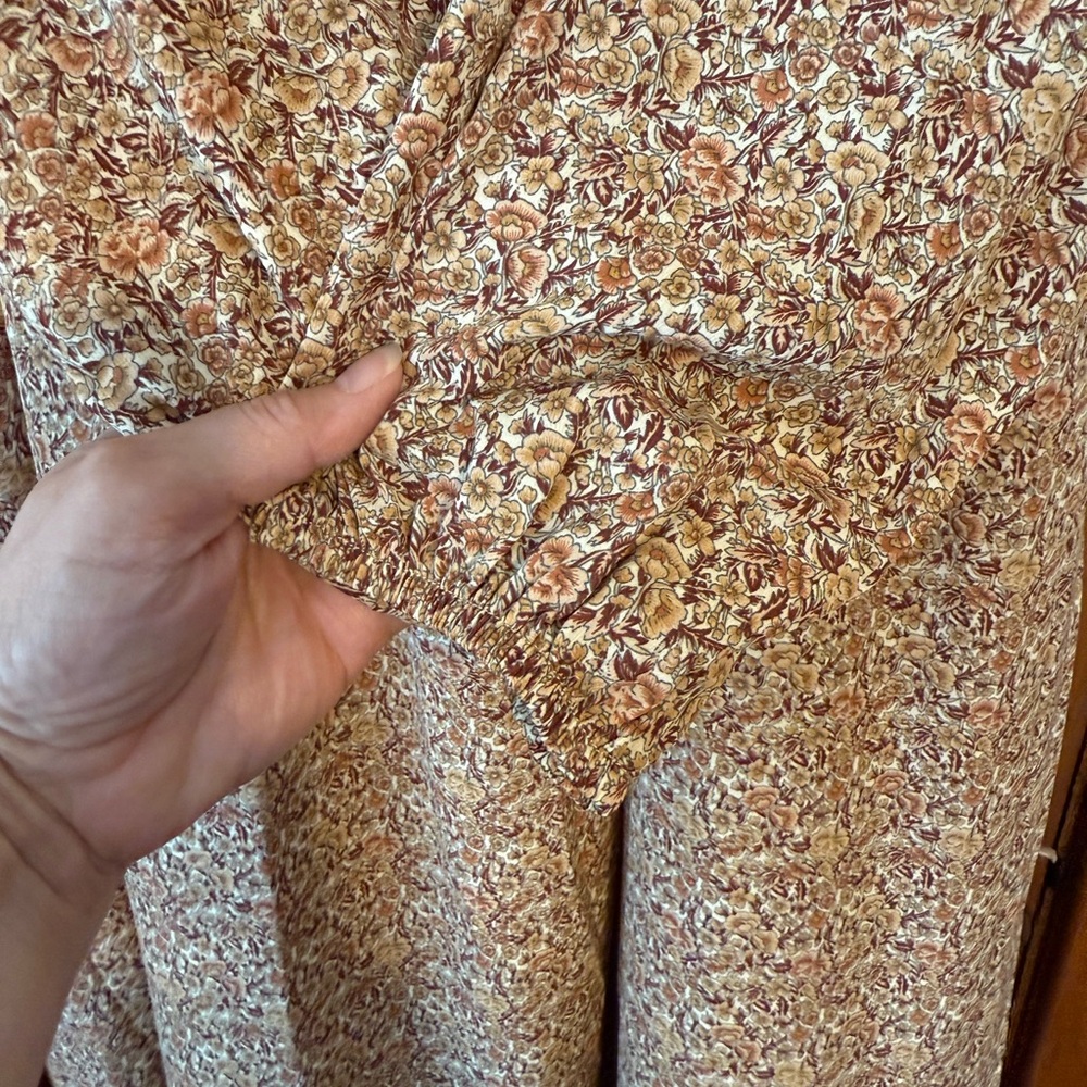 Indigo Soul Autumn Floral Fabric - Picture 2 of 7